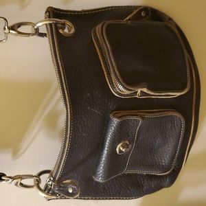 Roots leather village bag